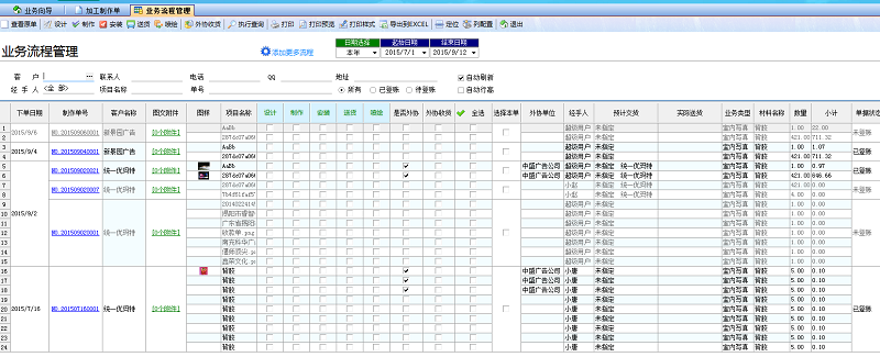 廣告公司管理軟件業(yè)務流程管理